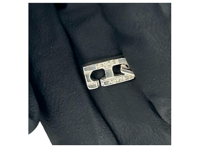 Hermès Hermes Vintage Hercules MM Charm Bracelet Silvery - view 4