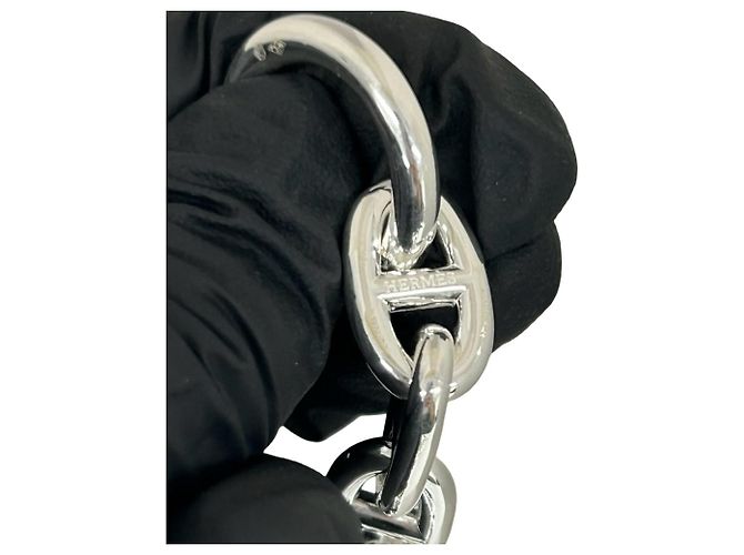 Hermès Bracciale con Charms Hermes Chaine d'Ancre MM Argento - vista 3