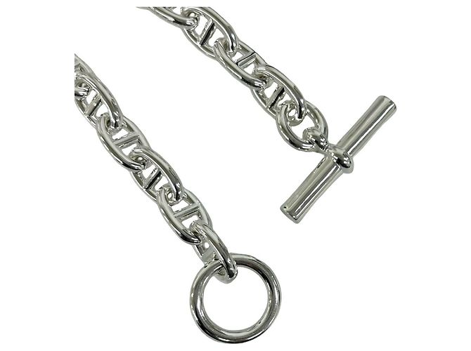 Hermès Bracciale con Charms Hermes Chaine d'Ancre MM Argento - vista 5