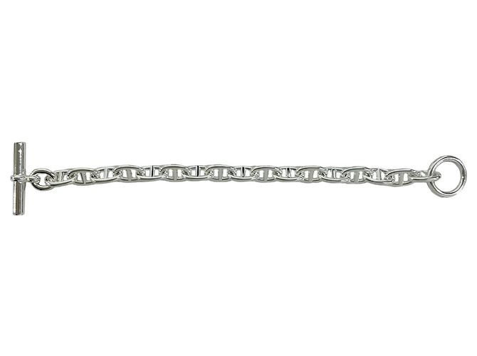 Hermès Bracciale con Charms Hermes Chaine d'Ancre MM Argento - vista 6