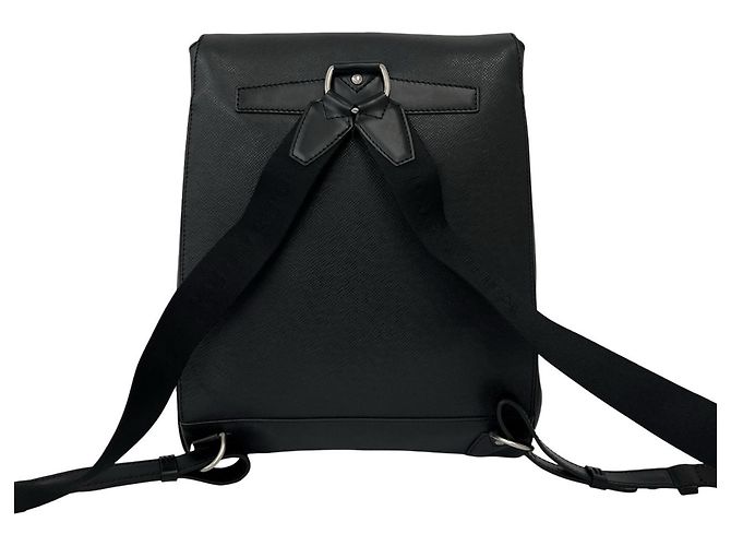 Louis Vuitton Cassia Taiga Leather Backpack Black - view 3