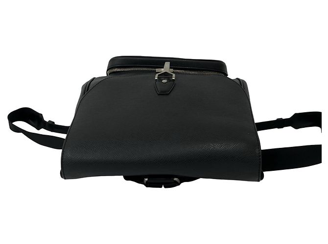 Louis Vuitton Cassia Taiga Leather Backpack Black - view 4