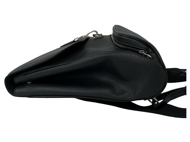Louis Vuitton Cassia Taiga Leather Backpack Black - view 5