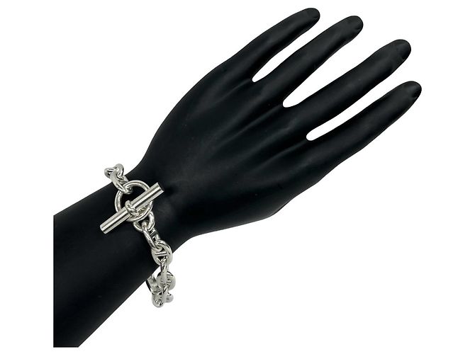 Hermès Bracciale con Charms Hermes Chaine d'Ancre MM Argento - vista 2