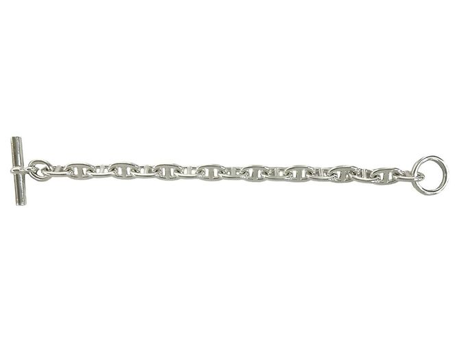 Hermès Bracciale con Charms Hermes Chaine d'Ancre MM Argento - vista 6
