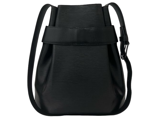 Louis Vuitton Vintage Sac Depaule Epi Leather Shoulder Bag Nero - vista 3
