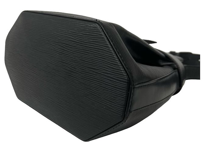 Louis Vuitton Vintage Sac Depaule Epi Leather Shoulder Bag Nero - vista 8