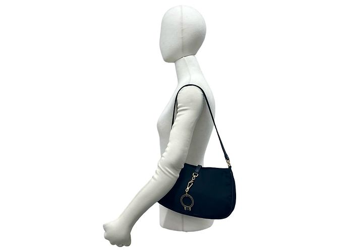 Prada Triangle Logo Handtasche Schwarz - Ansicht 2