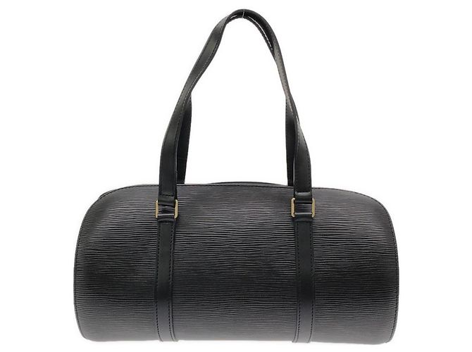 Borsa Louis Vuitton Epi Soufflot Nero - vista 2