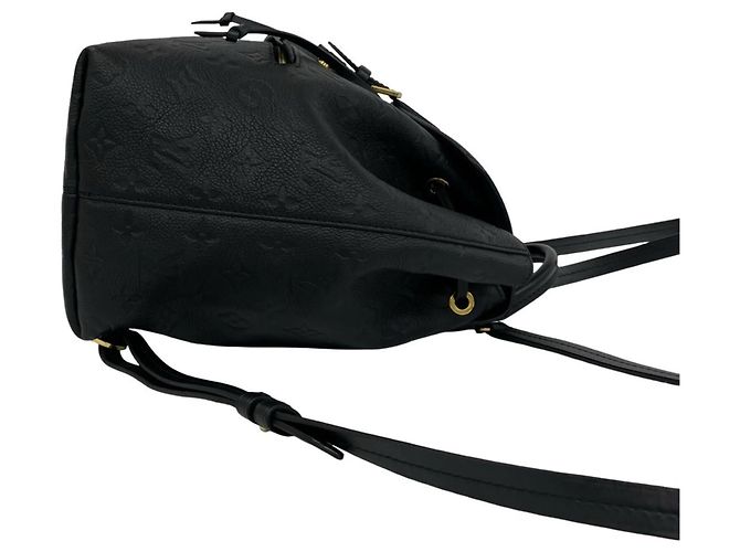 Zaino Louis Vuitton Montsouris PM in pelle Empreinte Monogram Nero - vista 6