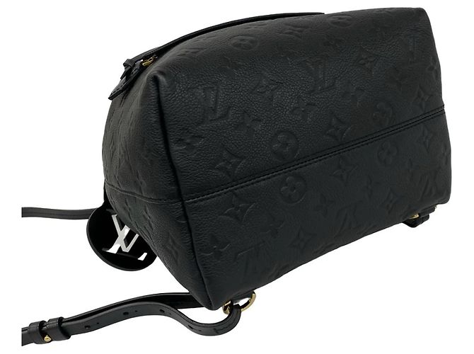 Zaino Louis Vuitton Montsouris PM in pelle Empreinte Monogram Nero - vista 7