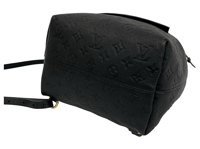 Zaino Louis Vuitton Montsouris PM in pelle Empreinte Monogram Nero - vista 8