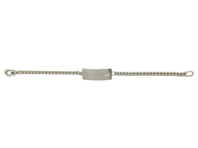 Autre Marque Bracciale con piastra di identificazione medica Tiffany Argento - vista 5