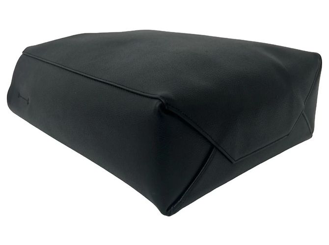 Céline Bolsa de couro Vertical Cabas Small Logo Celine Preto - vista 7