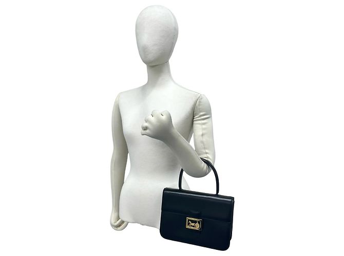 Céline Celine Mini Tote Bag aus Leder Schwarz - Ansicht 2