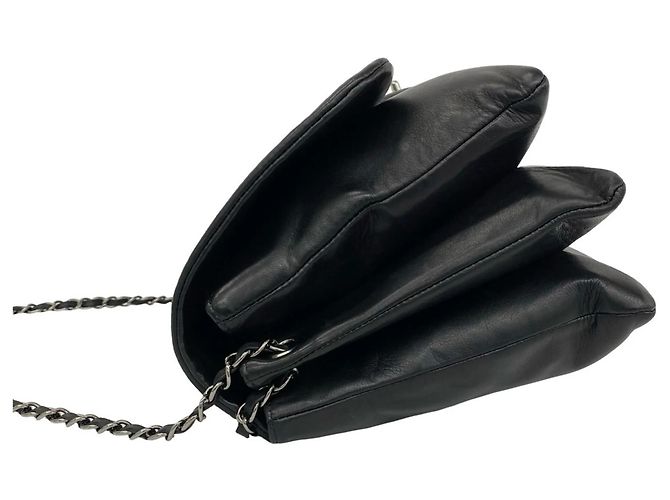 Timeless Chanel Camellia Coco Mark Hardware Schultertasche Schwarz - Ansicht 5