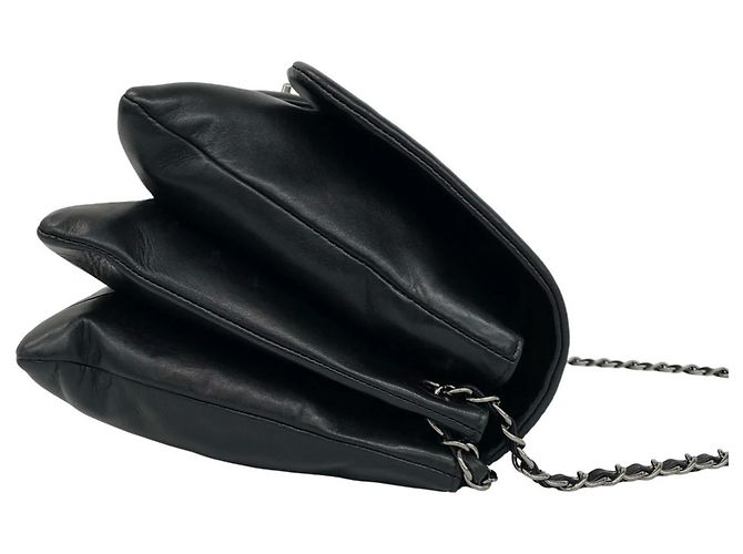 Timeless Chanel Camellia Coco Mark Hardware Schultertasche Schwarz - Ansicht 6
