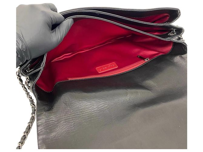 Timeless Chanel Camellia Coco Mark Hardware Schultertasche Schwarz - Ansicht 9
