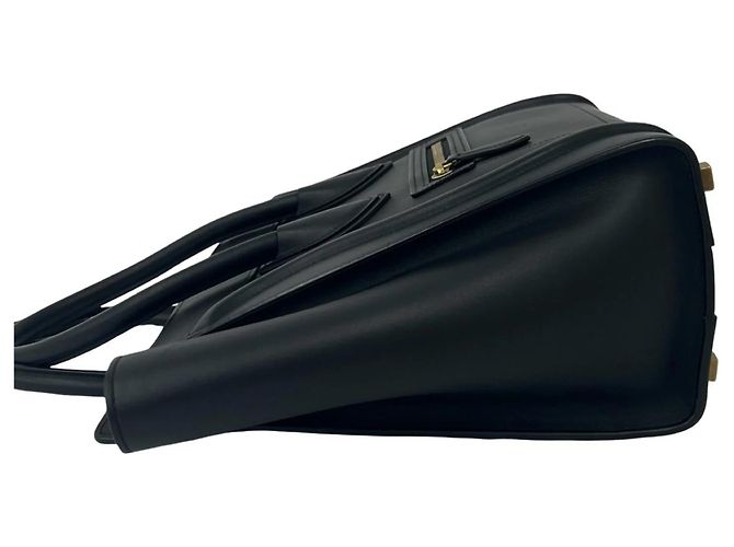 Céline Borsa a mano Celine Luggage Micro Shopper Nero - vista 5