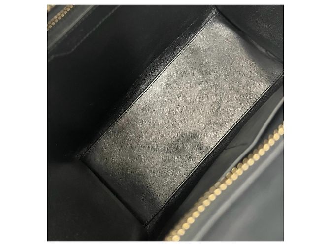 Céline Borsa a mano Celine Luggage Micro Shopper Nero - vista 9