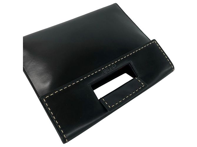 Céline Borsa tote in pelle con logo cucito CELINE Vintage Nero - vista 4