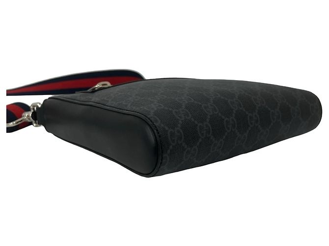 Borsa a Tracolla Piccola Gucci Nero Rosso Blu navy - vista 7