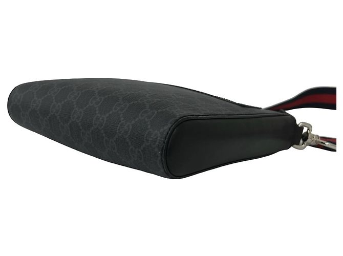Borsa a Tracolla Piccola Gucci Nero Rosso Blu navy - vista 8