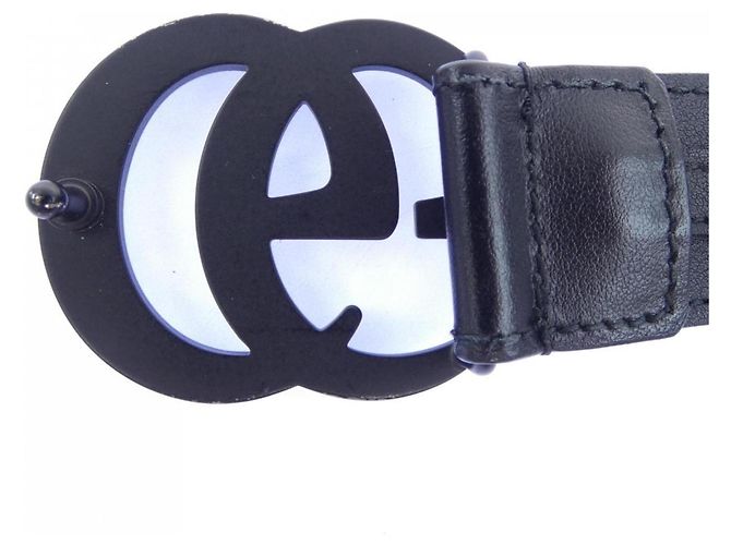 Cintura Gucci 700341 Standard Black Nero - vista 3
