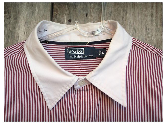 Camicia a righe Polo Ralph Lauren Bianco Rosso - vista 3