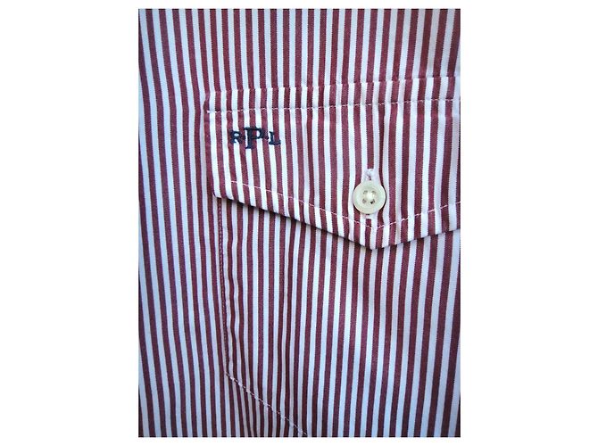 Camicia a righe Polo Ralph Lauren Bianco Rosso - vista 5