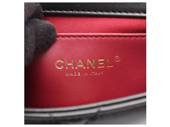 Borsa a tracolla Chanel Matelassé Small Flap Nero - vista 4