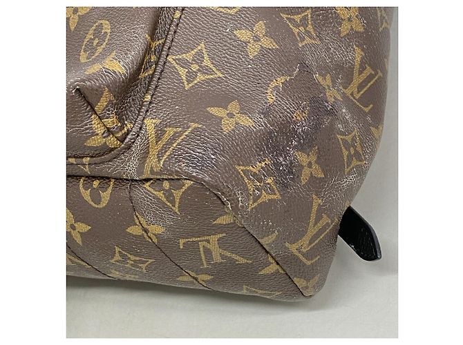 Mochila Louis Vuitton Monogram Palm Springs MM Castaño - vista 6