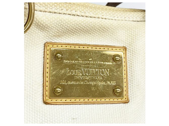 Borsa Tote Louis Vuitton Antigua Cabas MM Crudo - vista 11