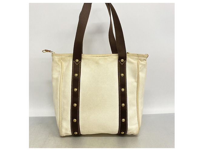 Borsa Tote Louis Vuitton Antigua Cabas MM Crudo - vista 12
