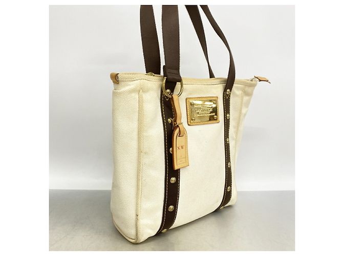 Borsa Tote Louis Vuitton Antigua Cabas MM Crudo - vista 2
