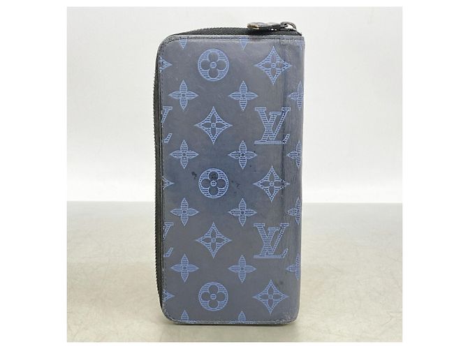 Louis Vuitton Monogram Shadow Zippy Wallet in Navy Navy blue - view 9