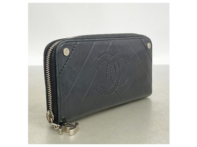 Chanel Black Long Wallet - view 2