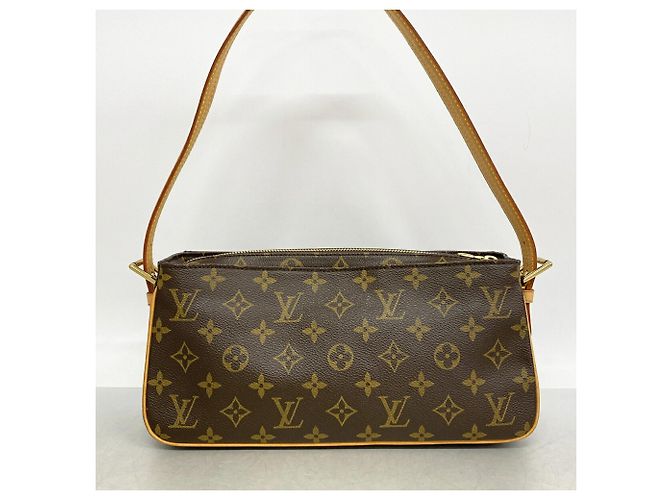 Bolsa de Ombro Louis Vuitton Monogram Vivacite MM Marrom - vista 8