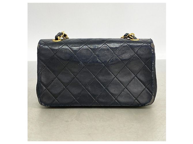 Borsa a tracolla con catena Chanel Matelassé Nero - vista 8