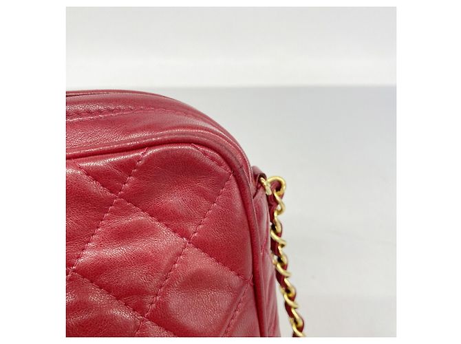 Chanel Matelassé Schultertasche Rot - Ansicht 7