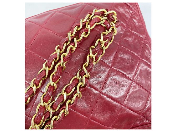 Chanel Matelassé Schultertasche Rot - Ansicht 8