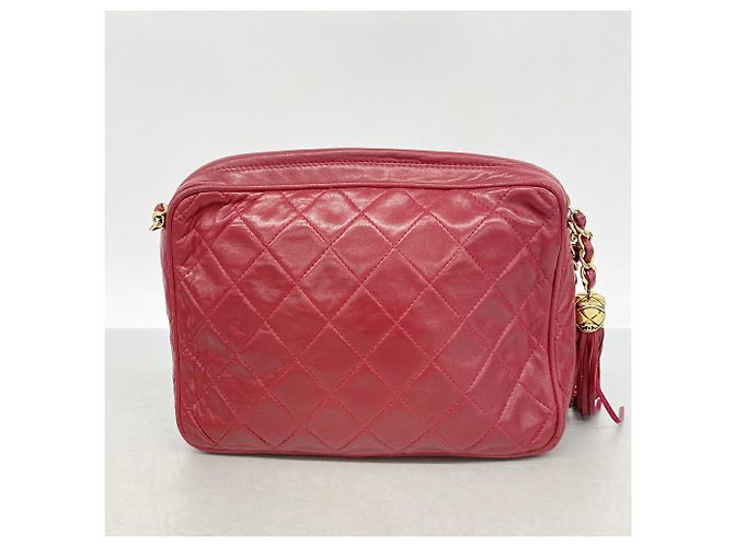Chanel Matelassé Schultertasche Rot - Ansicht 9