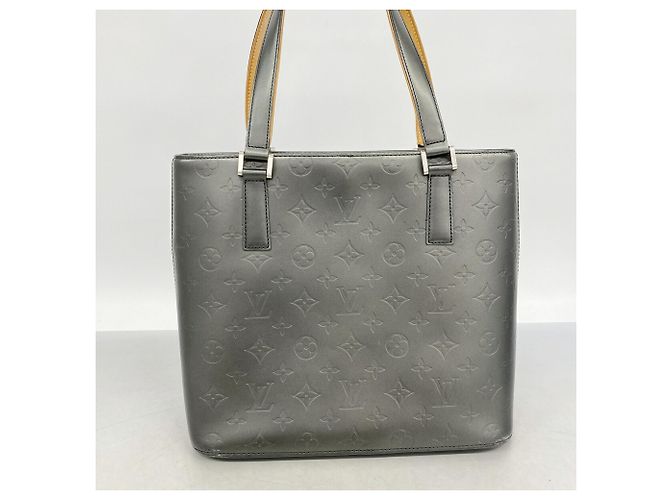 Borsa Tote Louis Vuitton Monogram Mat Stockton Nero - vista 10
