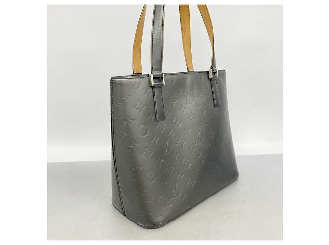Borsa Tote Louis Vuitton Monogram Mat Stockton Nero - vista 2