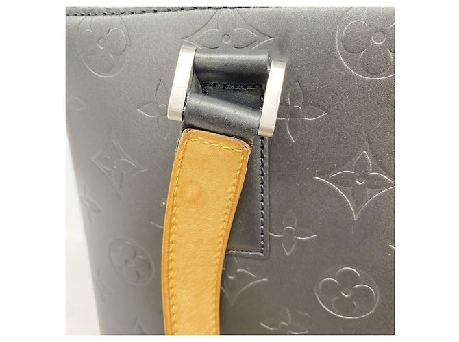 Borsa Tote Louis Vuitton Monogram Mat Stockton Nero - vista 8