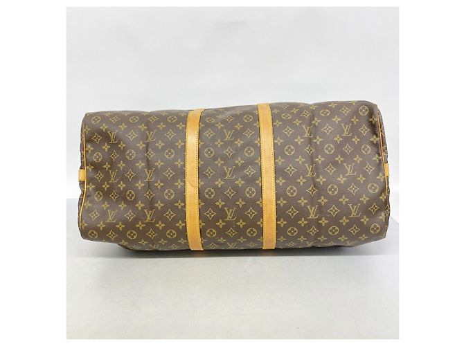 Louis Vuitton Boston Monogram Keepall Bandoulière 60 Braun - Ansicht 3
