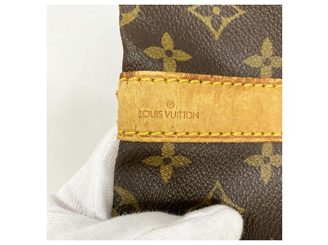 Louis Vuitton Boston Monogram Keepall Bandoulière 60 Braun - Ansicht 5
