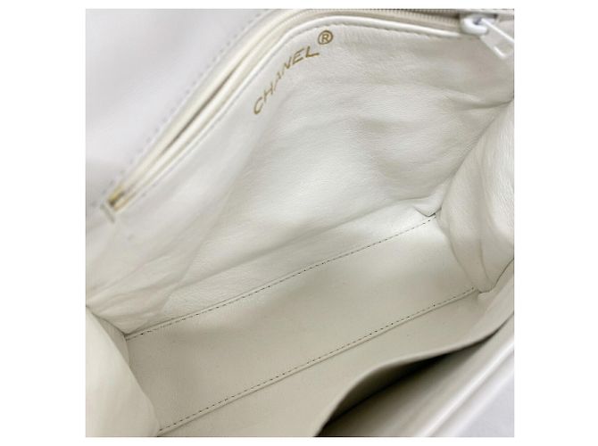 Bolso de hombro Chanel blanco - vista 4