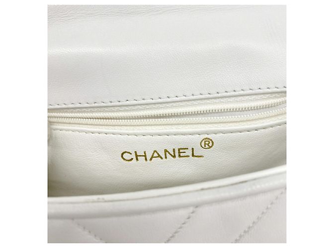 Bolso de hombro Chanel blanco - vista 5
