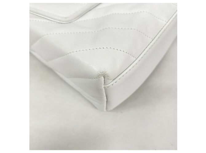 Bolso de hombro Chanel blanco - vista 6